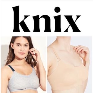 Knix Evolution Bra | Beige and Grey, Size 3